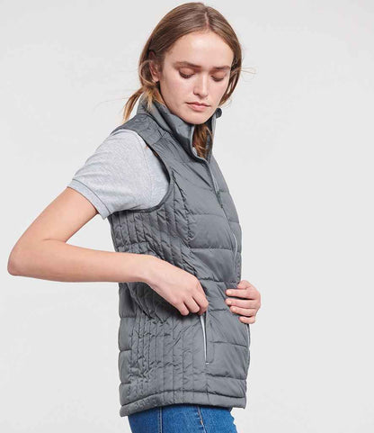 Russell Russell Athletic Ladies Nano Padded Bodywarmer Iron