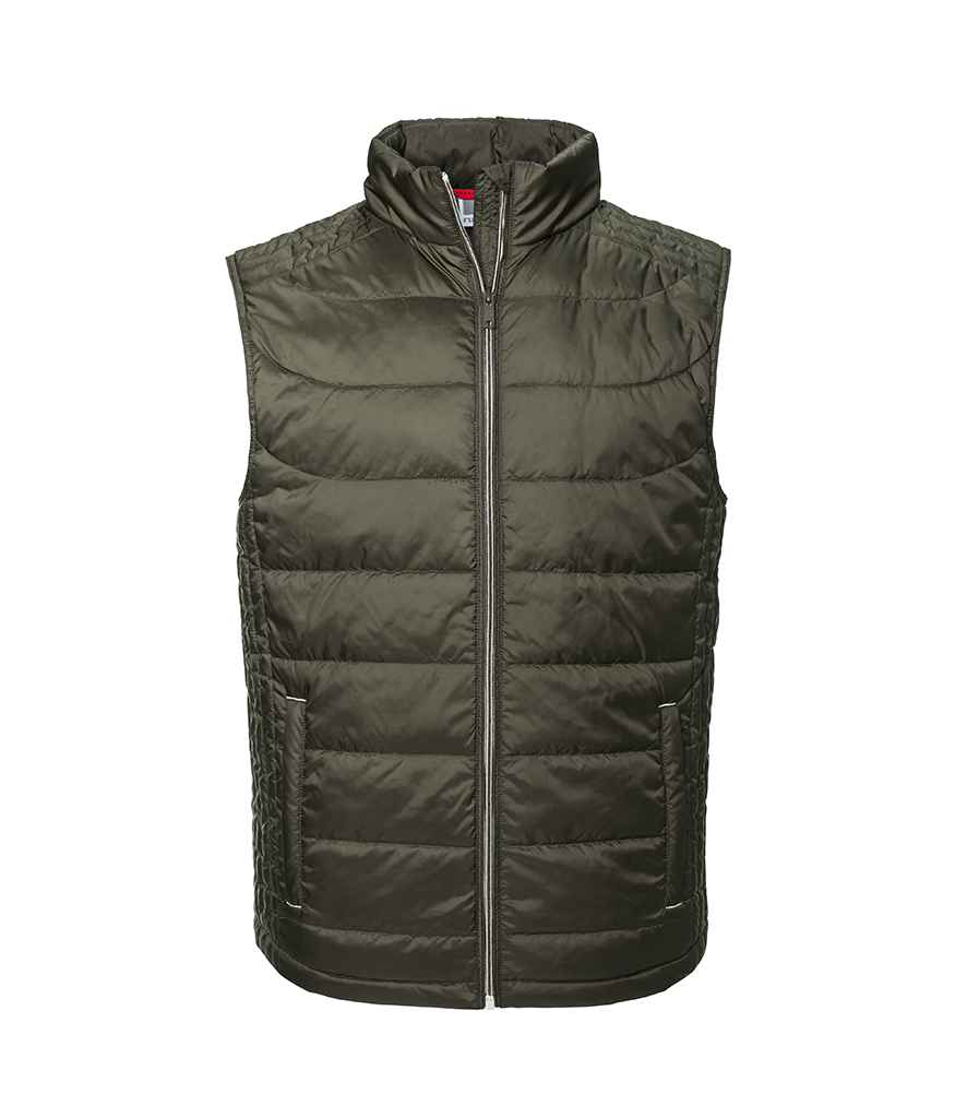 Russell Russell Athletic Nano Padded Bodywarmer Dark Olive