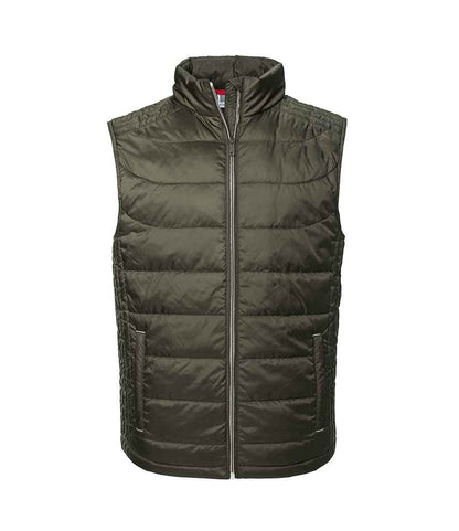 Russell Russell Athletic Nano Padded Bodywarmer Dark Olive