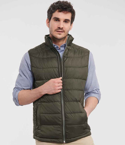 Russell Russell Athletic Nano Padded Bodywarmer Dark Olive
