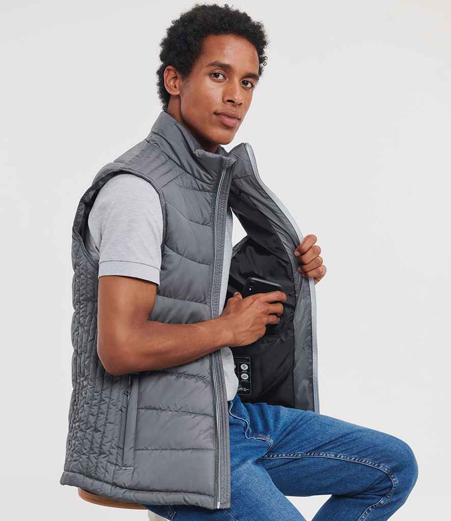 Russell Russell Athletic Nano Padded Bodywarmer Iron