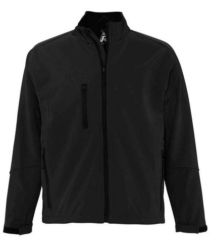 SOL'S Relax Soft Shell Jacket in Black