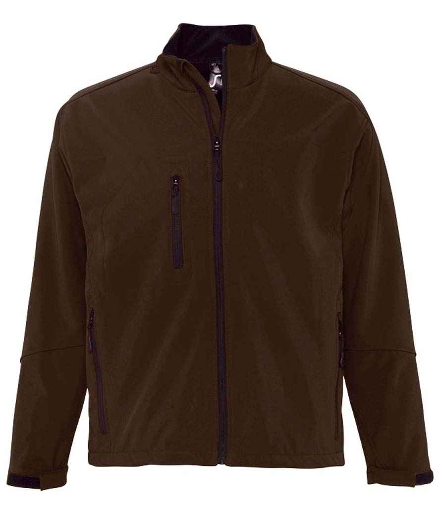SOL'S Relax Soft Shell Jacket - Dark Chocolate