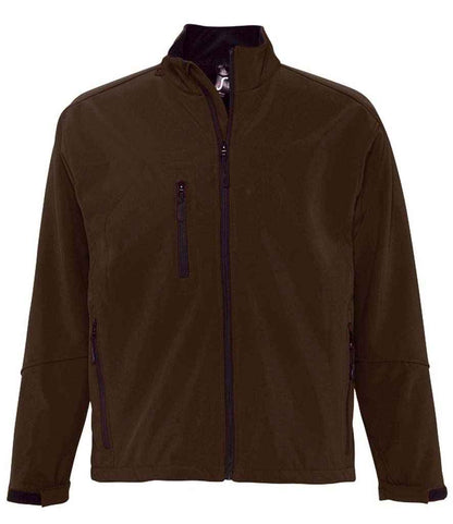 SOL'S Relax Soft Shell Jacket - Dark Chocolate