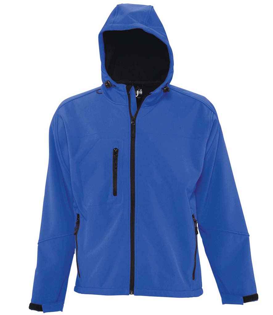SOL'S Replay Hooded Soft Shell Jacket - Royal Blue