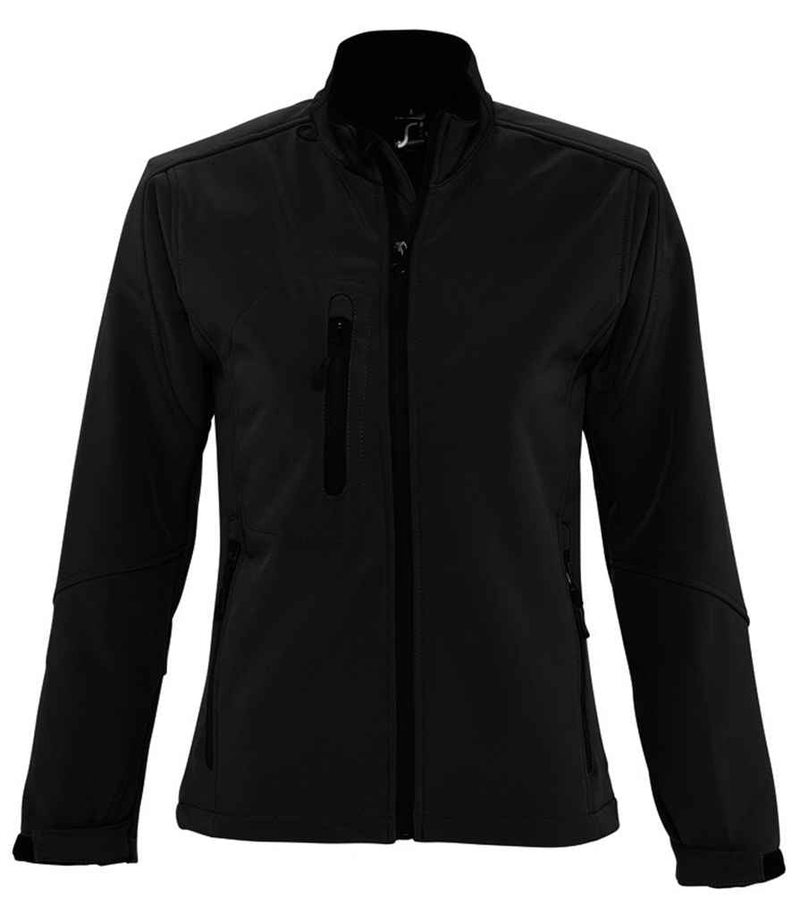 SOL'S Ladies Roxy Soft Shell Jacket in Black