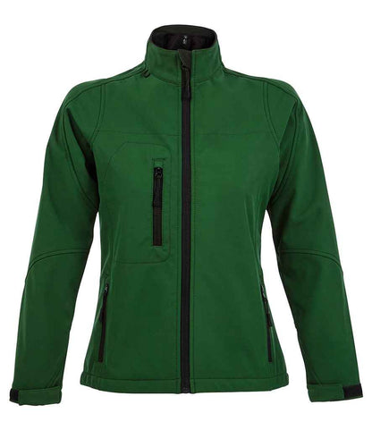 SOL'S Ladies Roxy Soft Shell Jacket - Bottle Green