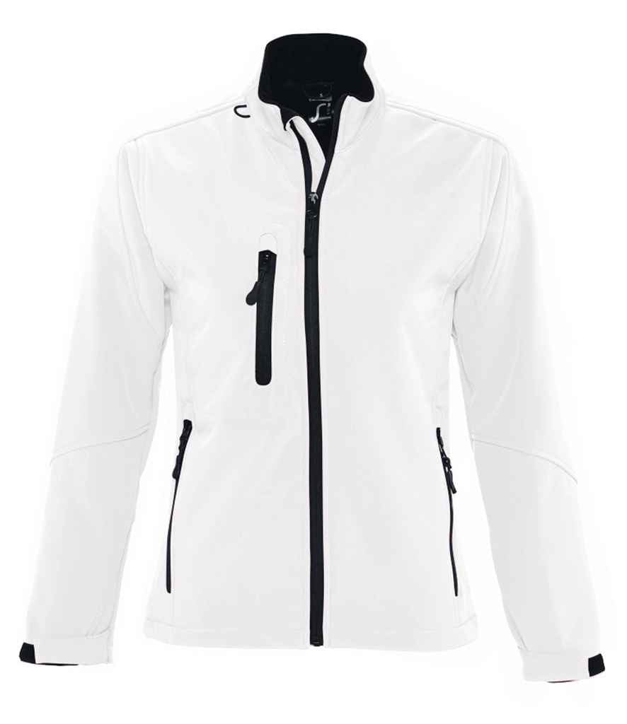 SOL'S Ladies Roxy Soft Shell Jacket in White