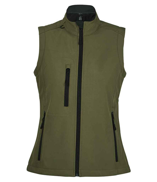 SOL'S Ladies Rallye Soft Shell Bodywarmer - model image