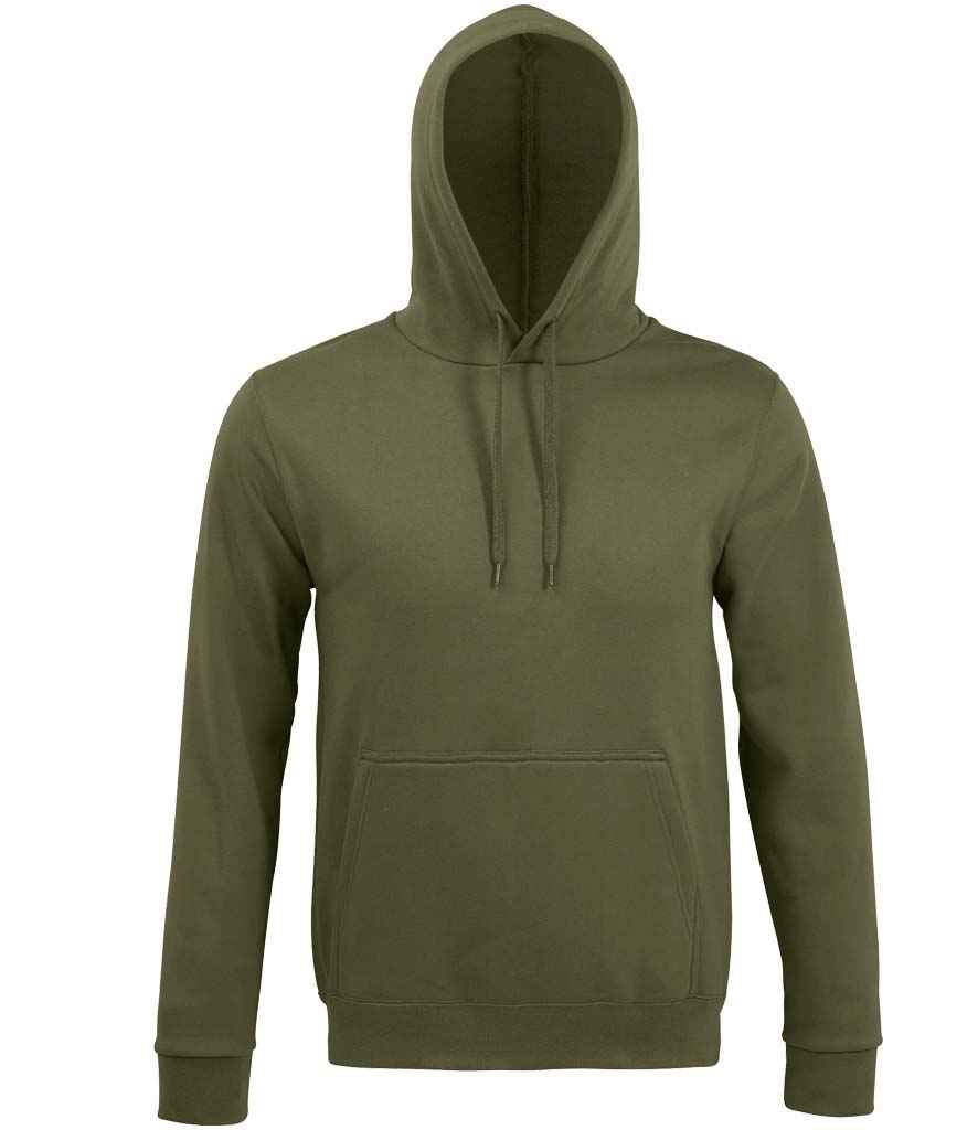 SOL'S Unisex Snake Hooded Sweatshirt in Army