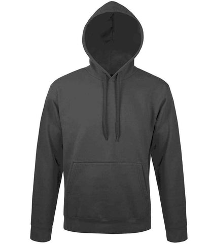 SOL'S Unisex Snake Hooded Sweatshirt in Dark Grey