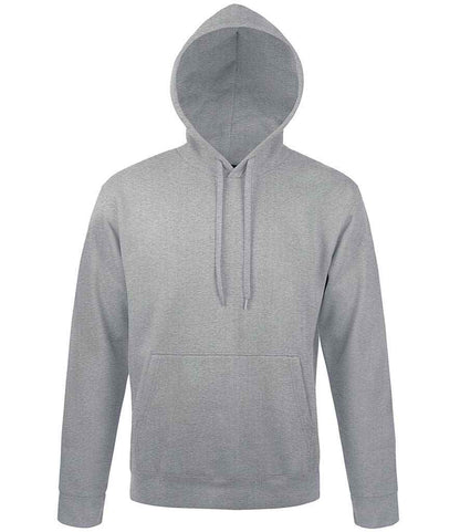 SOL'S Unisex Snake Hooded Sweatshirt in Grey Marl