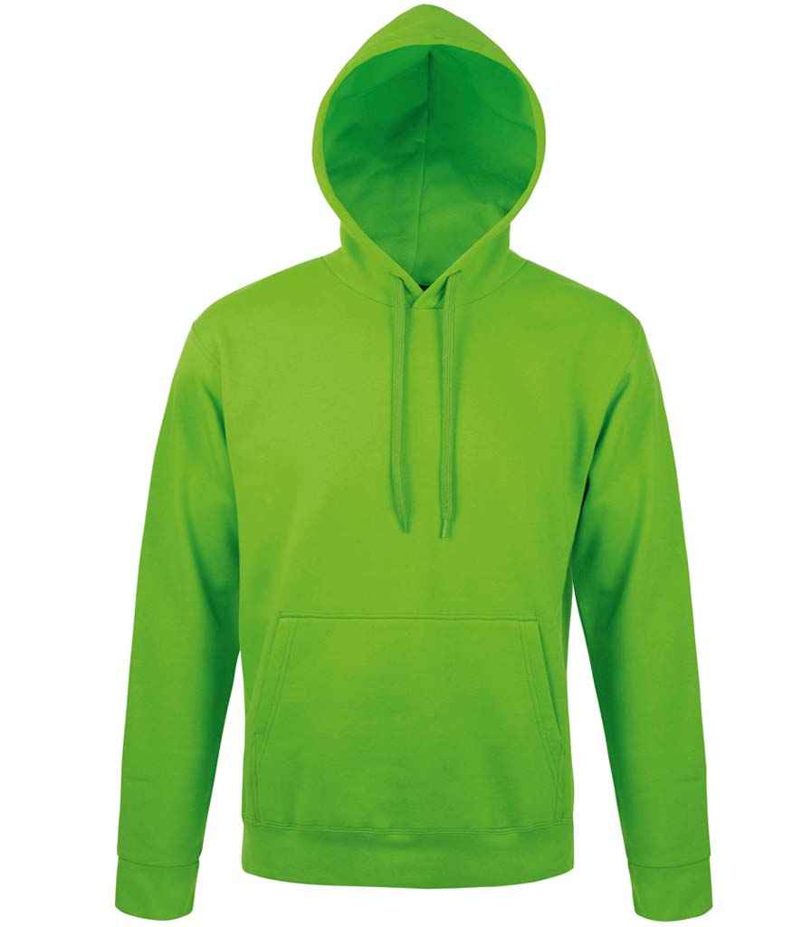 SOL'S Unisex Snake Hooded Sweatshirt in Lime Green