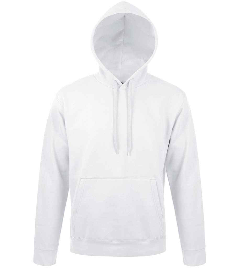 SOL'S Unisex Snake Hooded Sweatshirt in White