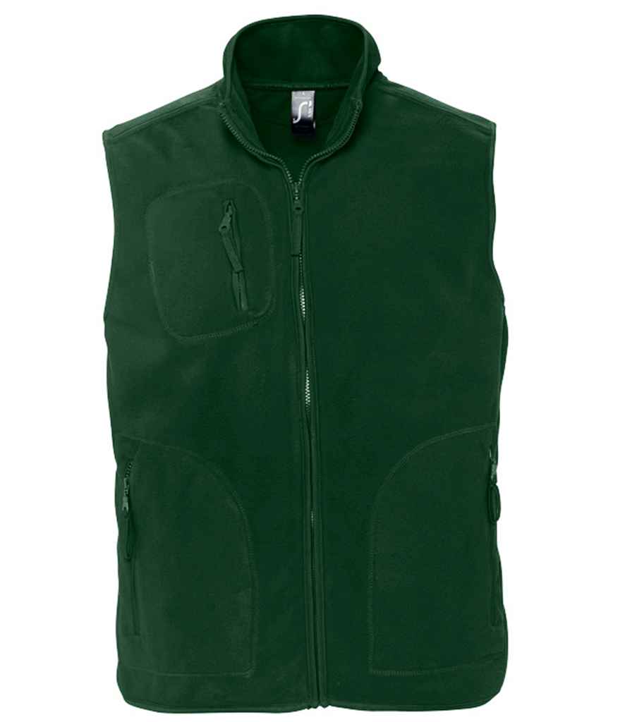 SOL'S Unisex Norway Fleece Bodywarmer in Green