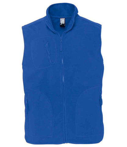 SOL'S Unisex Norway Fleece Bodywarmer - Royal Blue