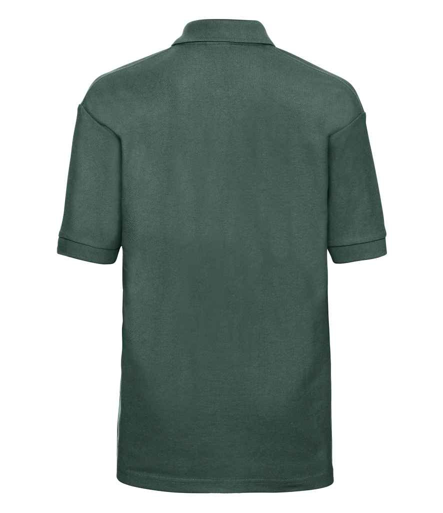 Russell Russell Athletic Kids Poly/Cotton Piqué Polo Shirt Bottle Green