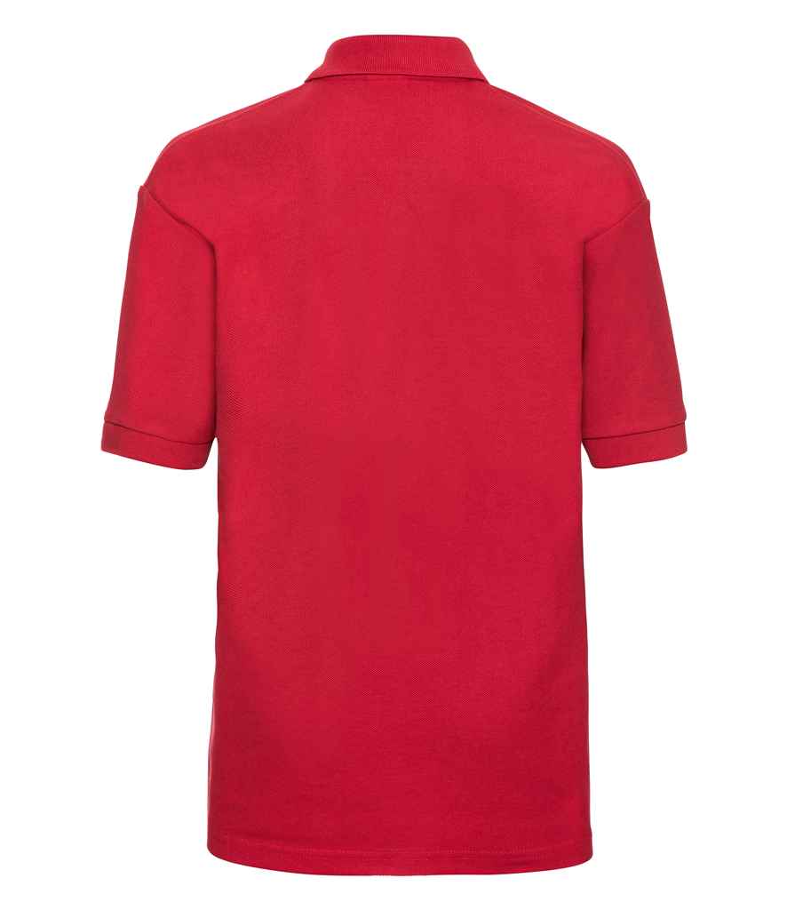 Russell Russell Athletic Kids Poly/Cotton Piqué Polo Shirt Bright Red