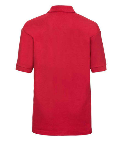 Russell Russell Athletic Kids Poly/Cotton Piqué Polo Shirt Bright Red