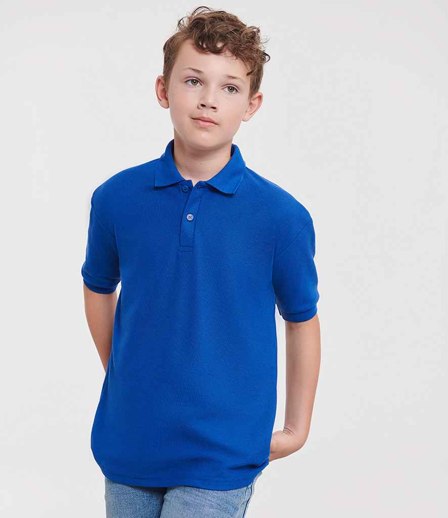 Russell Russell Athletic Kids Poly/Cotton Piqué Polo Shirt Bright Royal