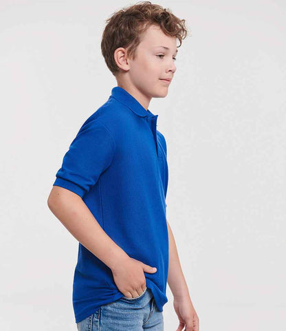 Russell Russell Athletic Kids Poly/Cotton Piqué Polo Shirt Bright Royal