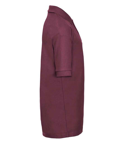 Russell Russell Athletic Kids Poly/Cotton Piqué Polo Shirt Burgundy