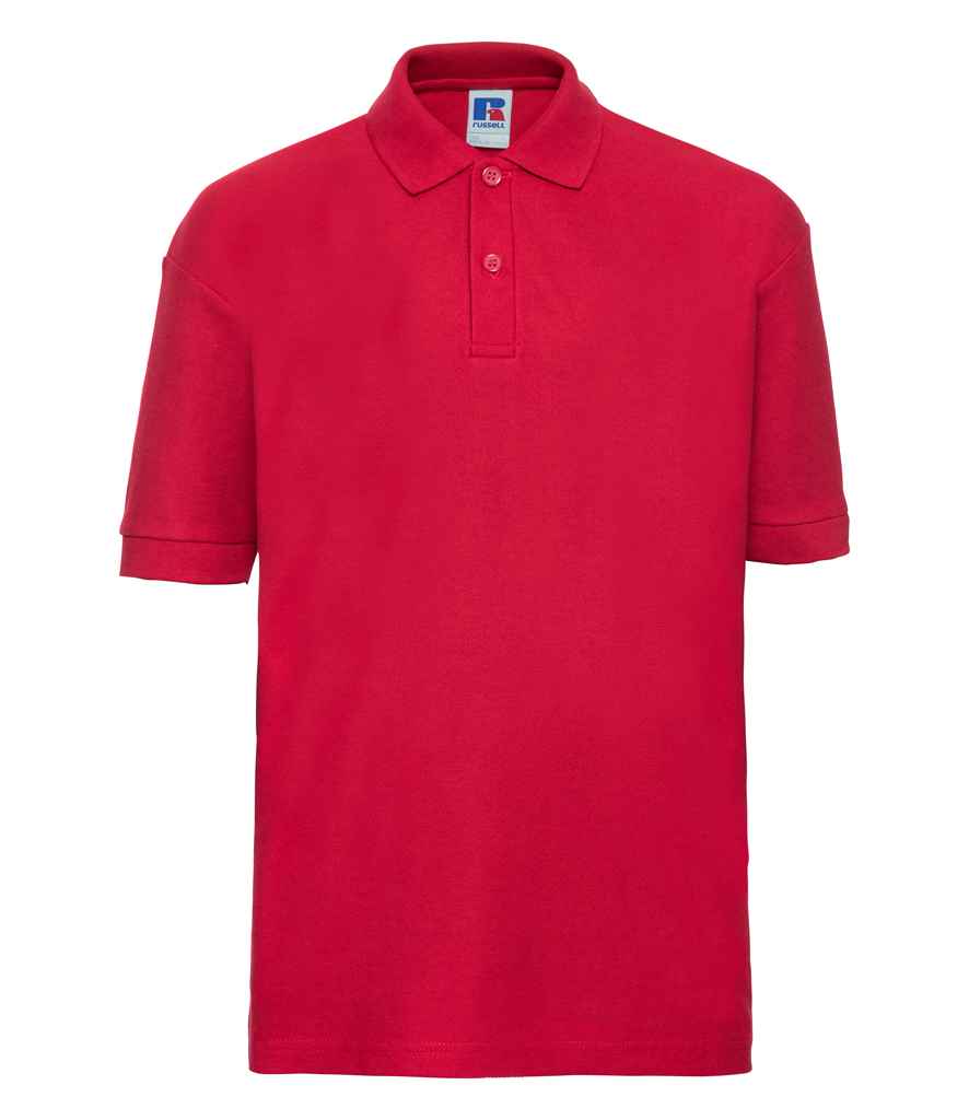 Russell Russell Athletic Kids Poly/Cotton Piqué Polo Shirt Classic Red