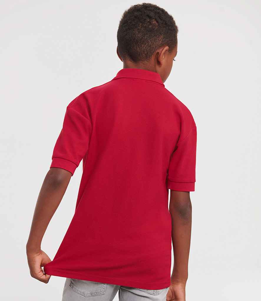 Russell Russell Athletic Kids Poly/Cotton Piqué Polo Shirt Classic Red