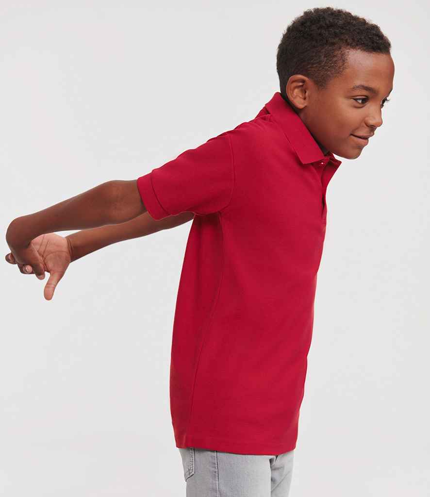 Russell Russell Athletic Kids Poly/Cotton Piqué Polo Shirt Classic Red