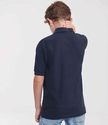 Russell Russell Athletic Kids Poly/Cotton Piqué Polo Shirt French Navy