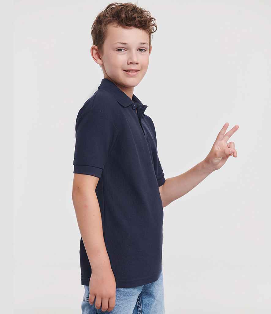 Russell Russell Athletic Kids Poly/Cotton Piqué Polo Shirt French Navy