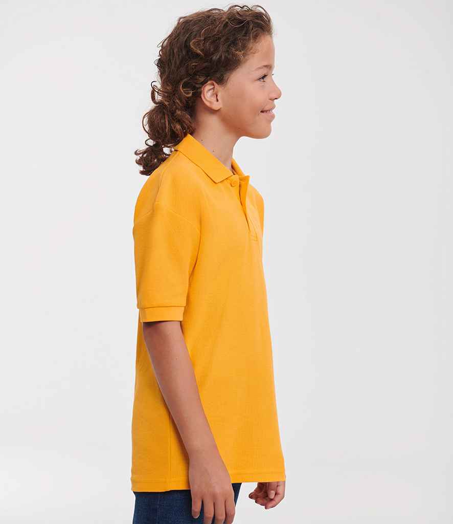 Russell Russell Athletic Kids Poly/Cotton Piqué Polo Shirt Gold
