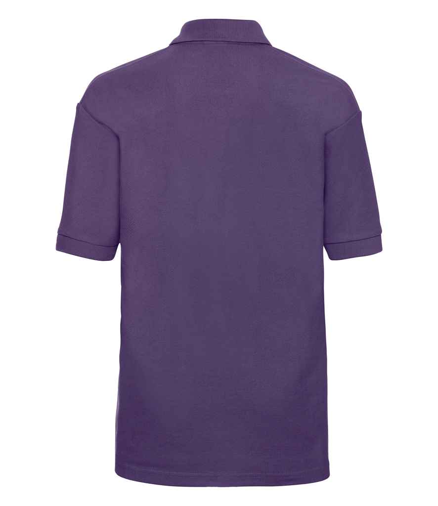 Russell Russell Athletic Kids Poly/Cotton Piqué Polo Shirt Purple
