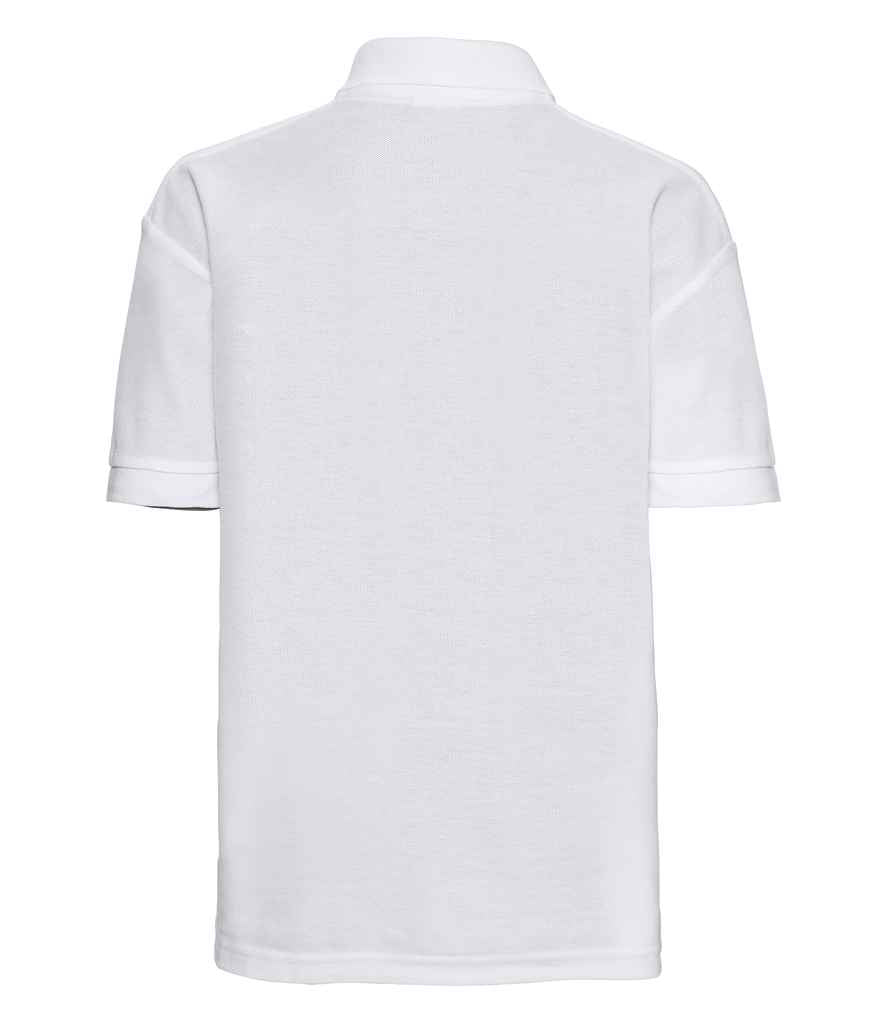 Russell Russell Athletic Kids Poly/Cotton Piqué Polo Shirt White