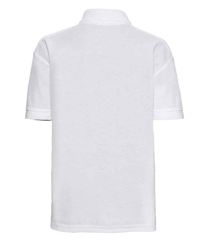 Russell Russell Athletic Kids Poly/Cotton Piqué Polo Shirt White