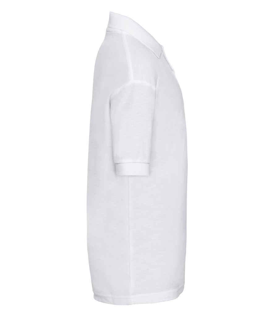 Russell Russell Athletic Kids Poly/Cotton Piqué Polo Shirt White
