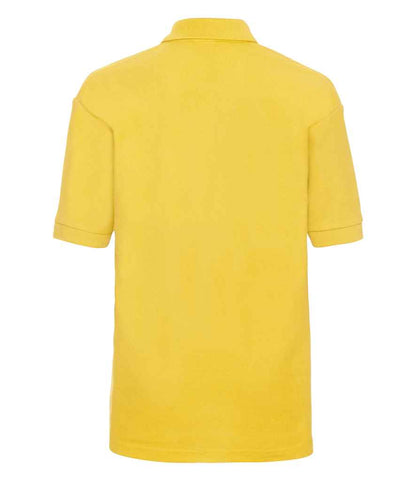 Russell Russell Athletic Kids Poly/Cotton Piqué Polo Shirt Yellow
