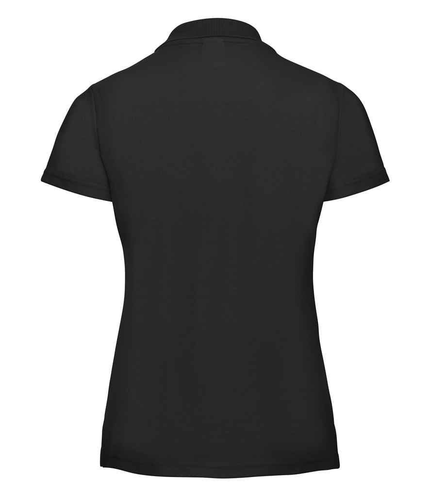Russell Russell Athletic Ladies Classic Poly/Cotton Piqué Polo Shirt Black