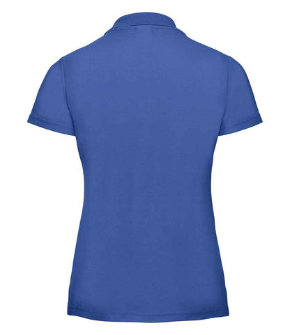 Russell Russell Athletic Ladies Classic Poly/Cotton Piqué Polo Shirt Bright Royal
