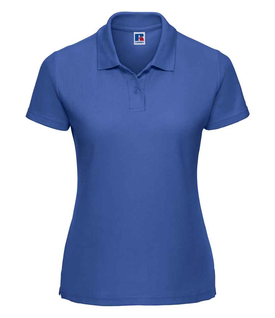 Russell Russell Athletic Ladies Classic Poly/Cotton Piqué Polo Shirt Bright Royal