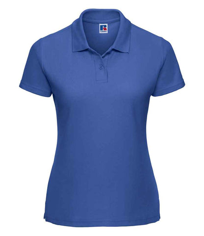 Russell Russell Athletic Ladies Classic Poly/Cotton Piqué Polo Shirt Bright Royal