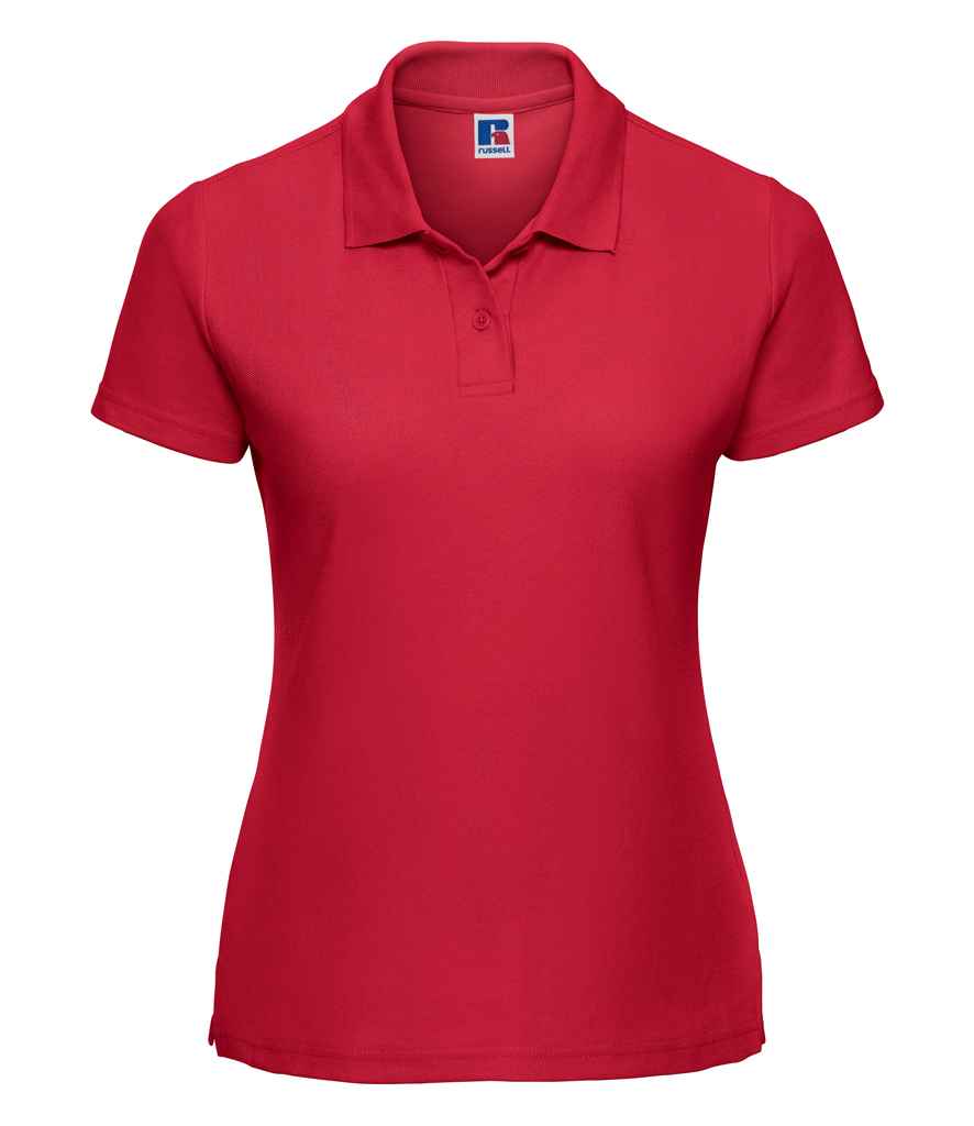 Russell Russell Athletic Ladies Classic Poly/Cotton Piqué Polo Shirt Classic Red