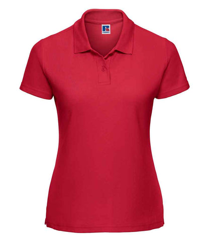 Russell Russell Athletic Ladies Classic Poly/Cotton Piqué Polo Shirt Classic Red