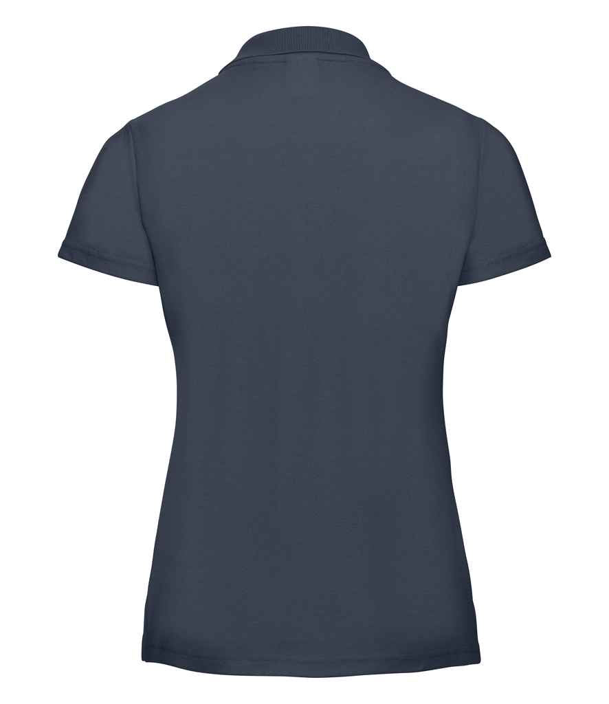 Russell Russell Athletic Ladies Classic Poly/Cotton Piqué Polo Shirt French Navy