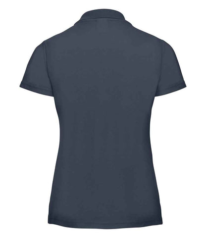 Russell Russell Athletic Ladies Classic Poly/Cotton Piqué Polo Shirt French Navy