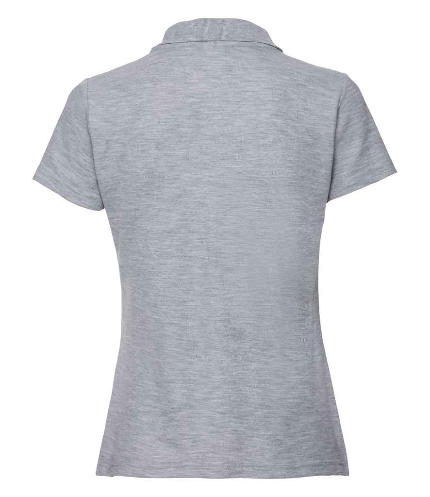 Russell Russell Athletic Ladies Classic Poly/Cotton Piqué Polo Shirt Light Oxford
