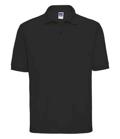 Russell Russell Athletic Poly/Cotton Piqué Polo Shirt Black