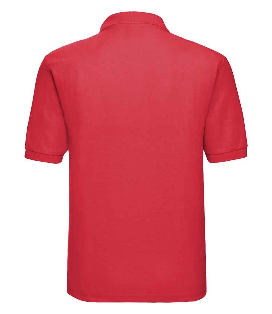 Russell Russell Athletic Poly/Cotton Piqué Polo Shirt Bright Red