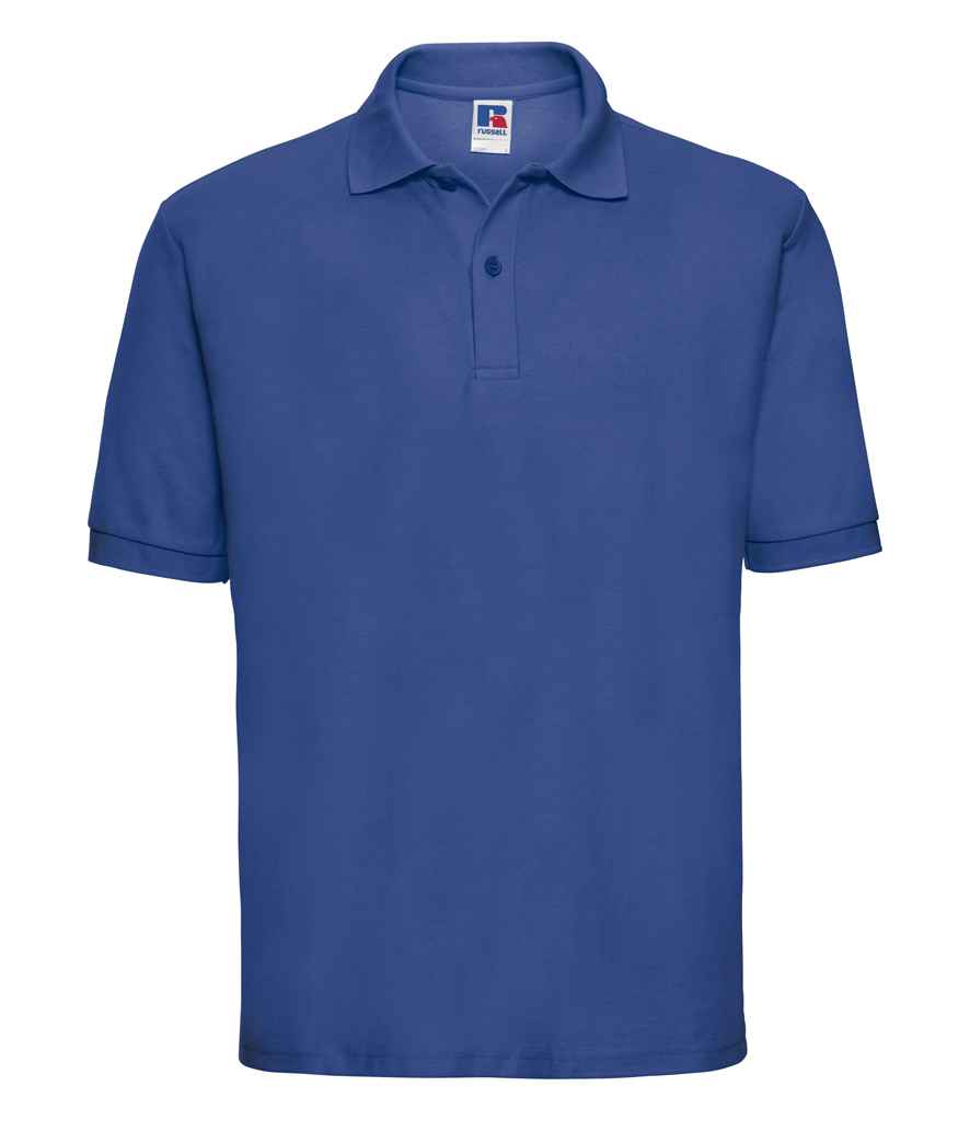 Russell Russell Athletic Poly/Cotton Piqué Polo Shirt Bright Royal
