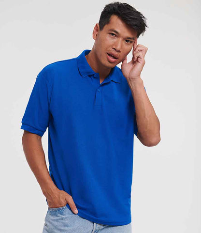 Russell Russell Athletic Poly/Cotton Piqué Polo Shirt Bright Royal